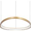 Ideal Lux GEMINI SOSPENSIONE LED 47 W On-Off 5400 lm 4000 K OTTONE 61CM
