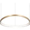 Ideal Lux GEMINI SOSPENSIONE LED 55 W DALI/Push 6300 lm 3000 K OTTONE 81CM