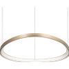 Ideal Lux GEMINI SOSPENSIONE LED 56 W On-Off 6600 lm 4000 K OTTONE 81CM