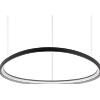 Ideal Lux GEMINI SOSPENSIONE LED 78 W On-Off 8600 lm 2700 K NERO 99,5CM