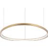 Ideal Lux GEMINI SOSPENSIONE LED 78 W On-Off 8600 lm 2700 K OTTONE 99,5CM