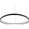 Ideal Lux GEMINI SOSPENSIONE LED 78 W On-Off 9100 lm 4000 K NERO 99,5CM