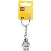 Portachiavi con minifigure LEGO grigio argento V46 854305