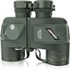Aomekie Binocolo Professionale 10x50 Impermeabile Militare Professionale Con Bussola Multifunzione Oscillante Adatto Al Bird Watching Caccia Vela Con Tracolla e Pacchetto