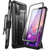 SUPCASE Unicorn Beetle Pro Series Progettato per Samsung Galaxy S20 FE (versione 2020), Fondina robusta a doppio strato e custodia con cavalletto integrata (nero) - 6,5