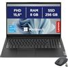 Lenovo - Notebook Pc Intel N4500 2.8Ghz - Display 15,6 FHD - Ram 8Gb DDR4 SSD Nvme 256Gb - Hdmi, Usb 3.0, Wifi, Bluetooth, Webcam - Pc Portatile Win 11 Pronto All'Uso