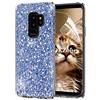 OKZone Cover Samsung Galaxy S9 Plus Custodia Lucciante con Brillantini Glitters Ultra Sottile Designer Case Cover per Samsung Galaxy S9 Plus (Blu)