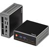 Trycoo Mini PC AMD Ryzen 5 5600H (6C/12T, fino a 4,2 GHz), 16 GB DDR4, 512 GB SSD, WiFi 6/BT5.2/Type-C/DP 1.4/HDMI Triple-Display/Dual Band WLAN, Micro PC per gaming e ufficio