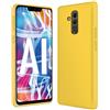 Verco Cover compatibile Huawei Mate 20 Lite Custodia, Silicone Liquido Gel Morbida per Huawei Mate 20 Lite Case, Giallo