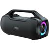 Cassa Bluetooth Portatile 120W Con 2 Woofer E 2 Tweeter, IP65, Batteria 15000mAh, Luci RGB, DSP E TWS