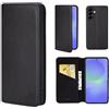 32ndShop 32nd Serie Classica 2.0 - Custodia a Portafoglio in Pelle Vera per Samsung Galaxy A36 5G / Galaxy A56 5G, Case con Slot per Sched di Blocco RFID, Chiusura Magnetica e Supporto Integrato - Nero