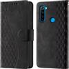 CaseGla Cover per Xiaomi Redmi Note 8 PU Pelle Custodia Flip Negro