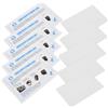 Operitacx 10 Pezzi Carta Di Pulizia Della Macchina Carta Di Pulizia Universale PVC Bianco Lettore Di Carte Di Credito