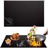 OEM Tappetino a induzione, resistente al calore, termoisolante, in silicone, grande, nero, 52 x 78 cm
