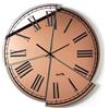Arti e Mestieri Orologio Da Parete Kintsugi 66xh70 cm Fango e Rosa