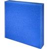 JBL 62566 Schiuma Riutilizzabile per Filtro Acquario Contro Tutte Le torbidità dell'Acqua, Schiuma filtrante Blu Grossolana