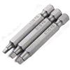 Fixinus Cacciavite quadrato, 1/4 pollici, attacco esagonale quadrato, S2 acciaio SQ1 SQ2 SQ3, set di punte per cacciavite magnetico, lunghezza 50 mm