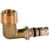 GEBERIT Gomito Adattatore 90° con Filetto Maschio Geberit Mepla ø16x1/2""M