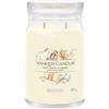 Yankee Candle Soft Wool & Amber Signature Grande ool & Amber Signature Candela Profumata Giara Signature