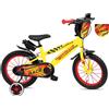 NM Bicicletta 16 Pollici Turbo Race, Bici per Bambini 4-6 Anni