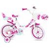 NM Bicicletta 14 Pollici Butterfly, Bici per Bambini 3-5 Anni