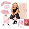 OG DOLLS Our Generation - Stella - Bambola Starry Fashion Starter da 46 cm - Capelli biondi e occhi celesti e brillanti - Giocattolo per bambini dai 3 anni in su