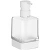 Inda Dispenser sapone da appoggio Lea bianco opaco/vetro satinato 250 ml