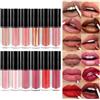 Anglicolor 12PCS Rossetto Lunga Durata Set,Ttazza Antiaderente Vellutata,Kit Lucidalabbra Opaco,Regalo per Cosmetici a Lunga Durata Impermeabile (2.5ml*12)