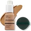 Junhe Fondotinta liquido alta coprenza, finish opaco naturale, 30 ml | Controlla la lucidità con texture leggera senza effetto maschera. Copre le imperfezioni per un look naturale ogni giorno.