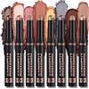 Domality Set di 8 bastoncini per ombretto con glitter e opachi, per ombretti metallizzati, matita colorata a lunga durata, impermeabile, trucco per occhi