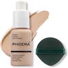 Junhe Fondotinta liquido alta coprenza, finish opaco naturale, 30 ml | Controlla la lucidità con texture leggera senza effetto maschera. Copre le imperfezioni per un look naturale ogni giorno.