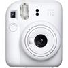 Fujifilm Macchina fotografica istantanea Instax Mini 12 - Bianco + Fujifilm f/12 Instax 60mm f/12 - refurbished