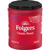 Folgers Caffè macinato tostato classico, tostatura media, barattolo da 10 oz