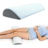 Wixovo Cuscino Gambe Ginocchia per Dormire a Mezzaluna, Cuscino Lombare Ergonomico in Memory Foam per Dormire Lateralmente Morbido Supporto, Alleviare il Dolore, Sfoderabile e Lavabile (Bianco)