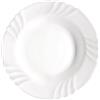 Bormioli Rocco 6181502 Ebro Piatto Opale Fondo, 23,5 cm, Bianco, confezione da 6