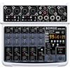 BOMGE Mini Mixer Audio DJ a 6 Canali con Interfaccia MP3 USB, Registrazione Stereo Bluetooth, Alimentazione Phantom 48V, DSP 99 per lo streaming di performance karaoke