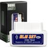 TaimeiMao Mini scanner Bluetooth OBD2, dispositivo diagnostico Bluetooth OBD2, compatibile con diagnostica Bluetooth per iOS e Android, diagnostica OBD-II, adattatore OBD2 per auto moderna