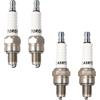 TORCH 4pcs A5RTC Candele di Accensione Sostituire per 6535/CR5HSB, per 808/Z9Y, per Honda GX31 GX100 GXH50, Adattarsi a EU2000I,EU2200 Series GENERATORSI