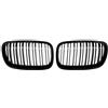Viviance Auto Paraurti Anteriore Griglia Griglie compatibile con BMW X5 X6 E70 E71 2007-2012 - Nero lucido