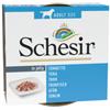 Schesir tonnetto (gelatina) cibo umido per cani (lattina) 1 confezione (10 x 150 g)