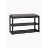 Rowico Home Panca con scarpiera in legno di quercia Confetti -