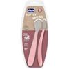 CHICCO (ARTSANA SPA) Chicco cucchiaio in silicone doppio rosa 6m+