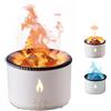 SHANNA Diffusore di Aroma a Fiamma per Umidificatore Vulcano: Diffusore di Profumo Ultrasonico per Oli Essenziali 300ml Grande Capacità 2-in-1 con Timer Funzione per Camera da Letto (Senza Telecomando)