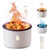 SHANNA Diffusore di Aroma a Fiamma per Umidificatore Vulcano: Umidificatore per Aromaterapia 300ml Medusa/Fiamma 2 Modalità Nebulizzazione con Telecomando, Diffusore Oli Essenziali a Nebbia Fredda Casa