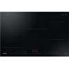 Samsung Piano Cottura Induzione 5 Fuochi Larghezza 80 cm in Vetro colore Nero - NZ85C5047FK/U1 Slim Fit