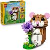 Lego creator 31376 3in1 simpatico criceto con fiore giocattolo