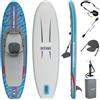 Bestway Set kayak e stand-up paddleboard 2 in 1 oceana da 10 piedi (3,05 m x 84 cm x 15 cm)