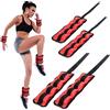 BAKAJI Set 4 Pesi Polsi e Caviglie 2 kg + 1 kg Allenamento Palestra Aerobica Fitness