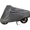BAKAJI Coprimoto Universale con Cinghia Clip Telo Impermeabile 228 x 125 cm Grigio