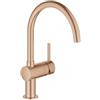 Grohe Minta 32 917 DL0 Miscelatore monocomando cucina con bocca girevole finitura Bronzo - Oro rosa spazzolato - 32917DL0